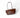 Sac Yvonne cuir vernis chocolat
