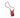 Pochette téléphone loulou cuir vernis rouge