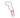 Pochette téléphone loulou cuir vernis rose