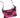 Sac Josie Mix daim fuchsia x cuir vernis cerise