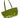 Sac Yvonne cuir vernis olive